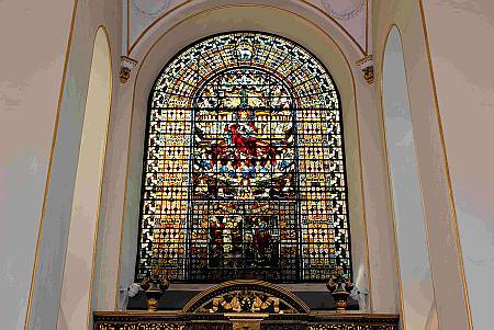 St Edmund King and Martyr - Stained Glass